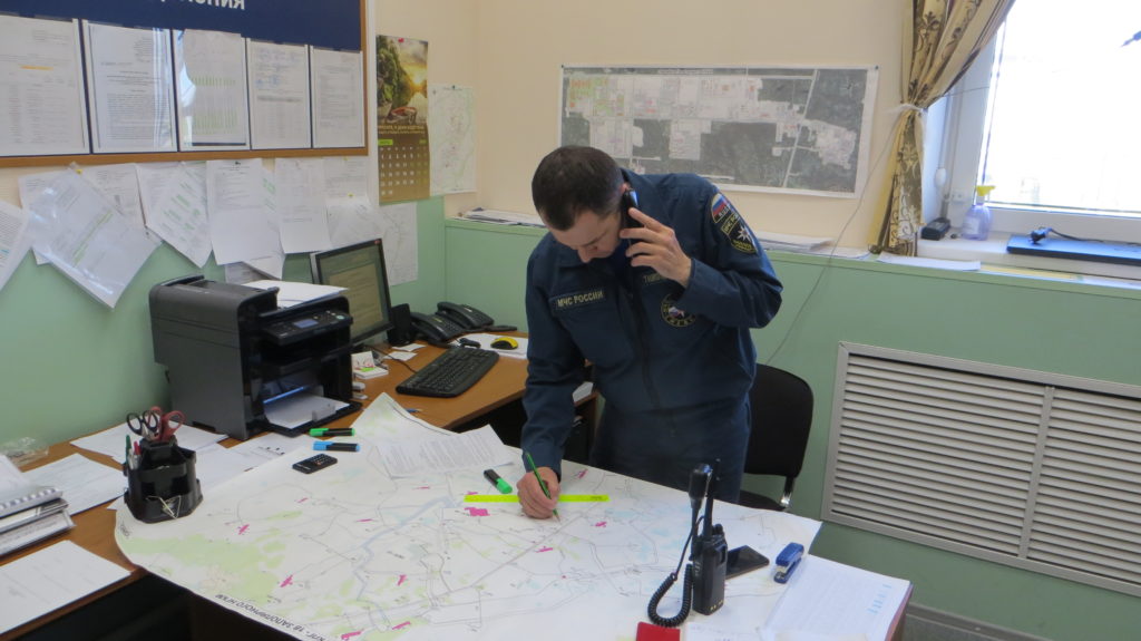 В Новоуренгойском пожарно-спасательном гарнизоне прошли командно-штабные учения по тушению природных пожаров